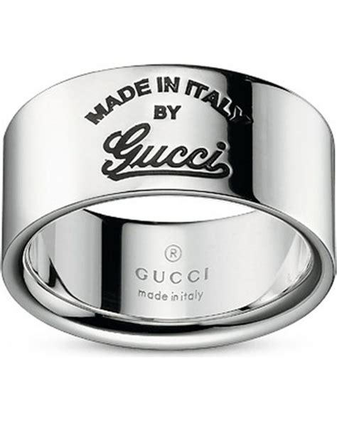 gucci gem ring|gucci trademark ring.